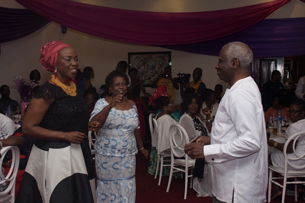 Tsatsu Tsikata and wife, Esther Cobbah dancing