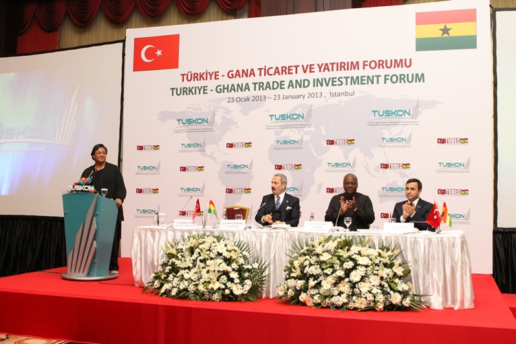 Trade fair organized by Tudec İn Turkey For his Excellency President John Mahama and a delegation of renowned Business people.