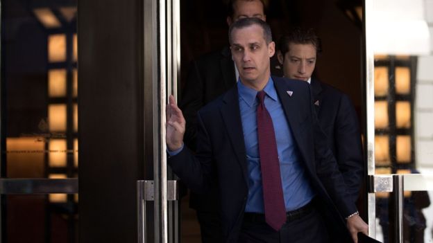 Mr Lewandowski's firing comes as Mr Trump slips further down in the polls.