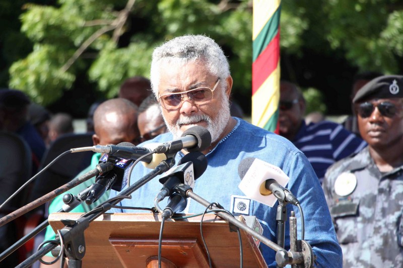 President Rawlings delivers his address_800x533