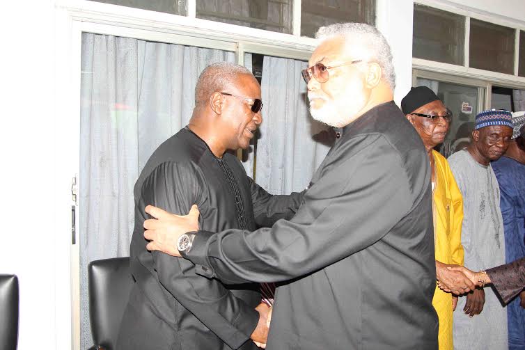 rawlings and family with mahama (6)