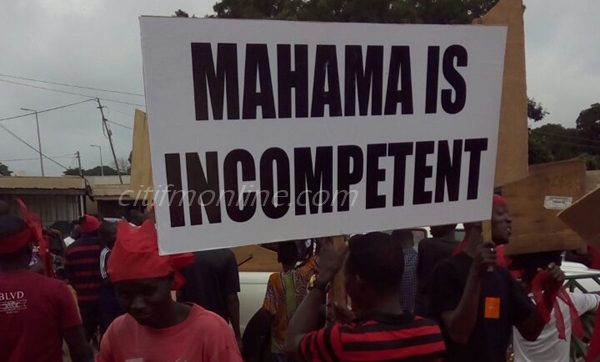 anti mahama, demo