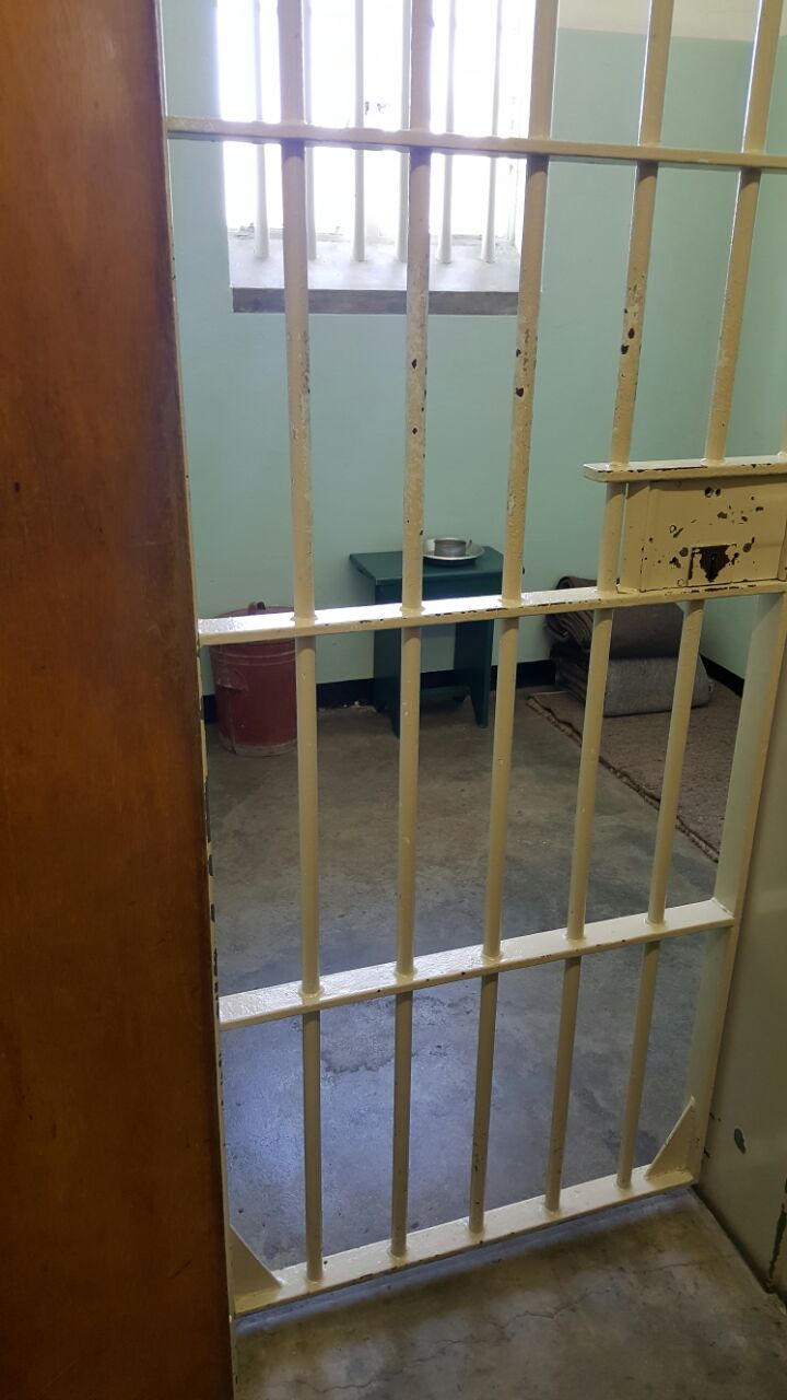 Nelson Mandel's prison cell