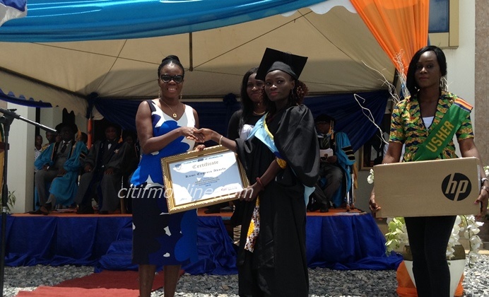 Citi FM honoured the best graduating broadcast journalist at GIJ at last year's Congregation