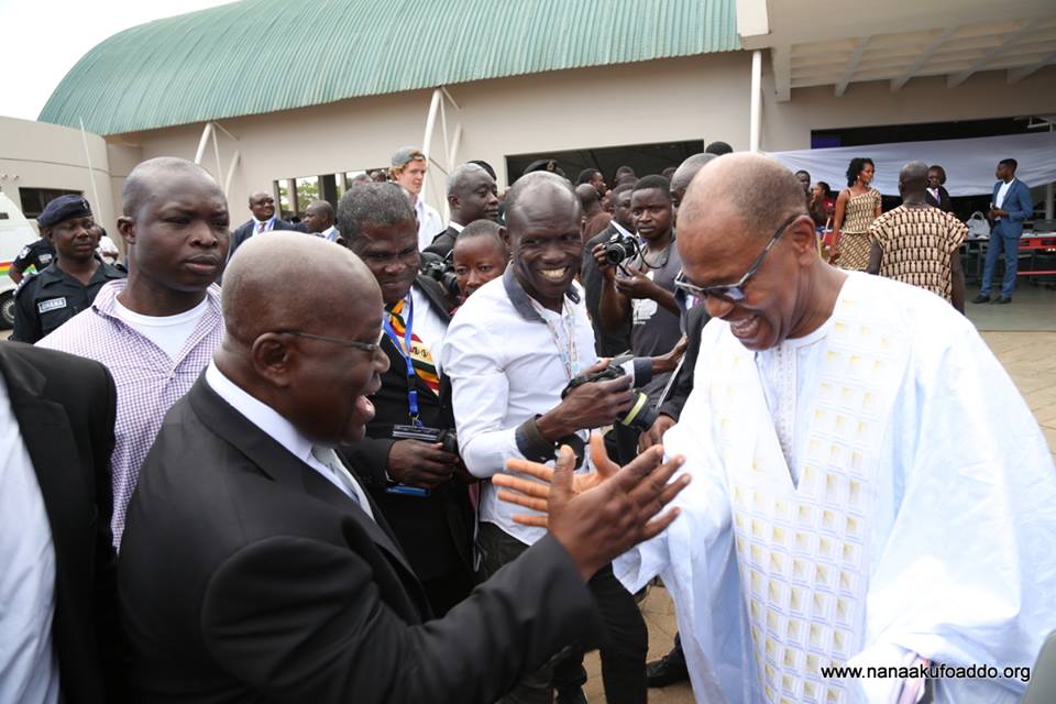 Nana Addo with Dr. Ibn Chambers.