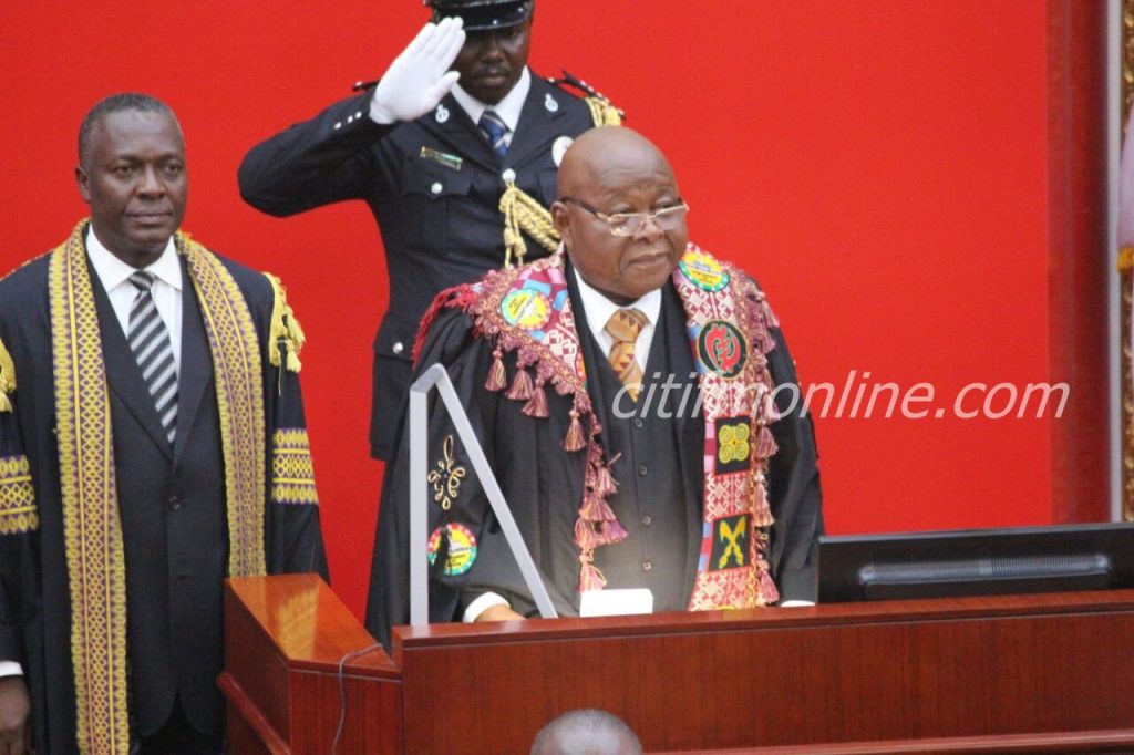 Speaker of Parliament, Prof. Mike Oquaye.