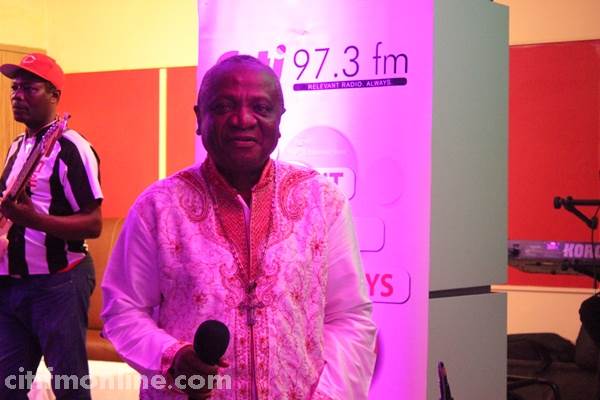 Nana Kwame Ampadu at the MOGO Night with Highlife Greats in 2015