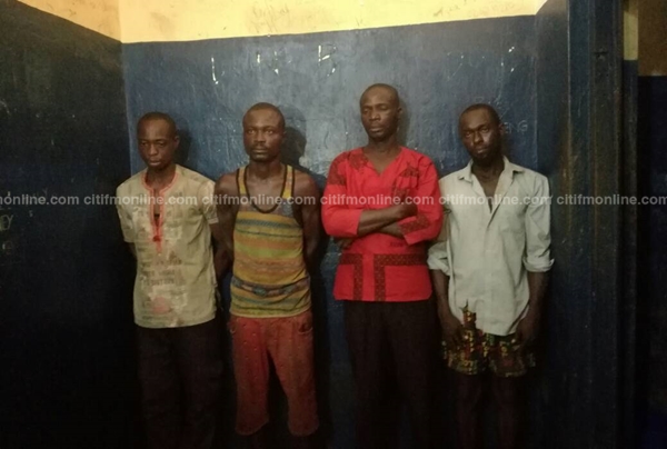 Four of the suspects in Capt. Mahama's murder