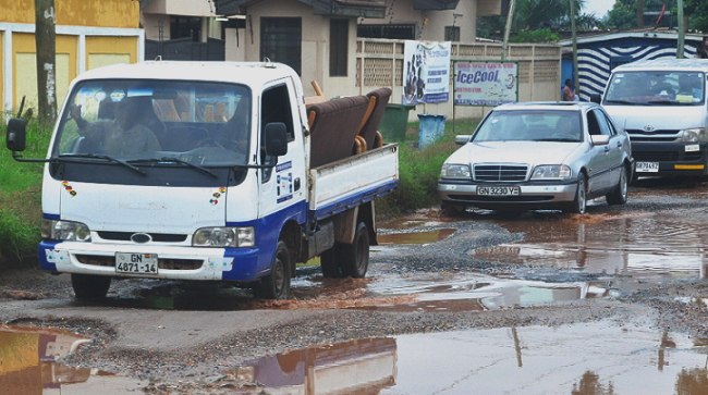 File photo: Some roads in Tema