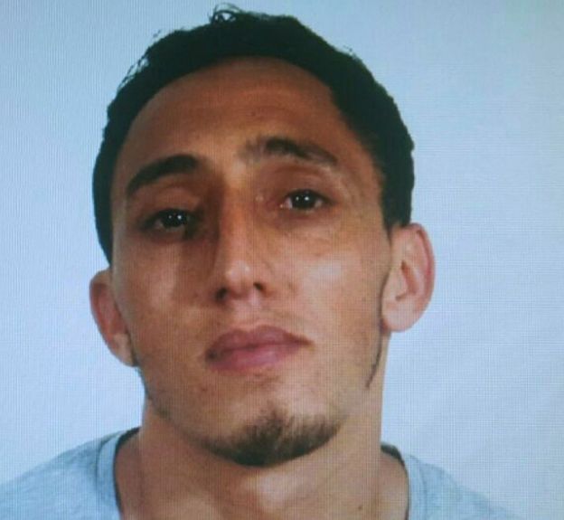 Police released this photo of Driss Oubakir, whose documents were used to rent the van