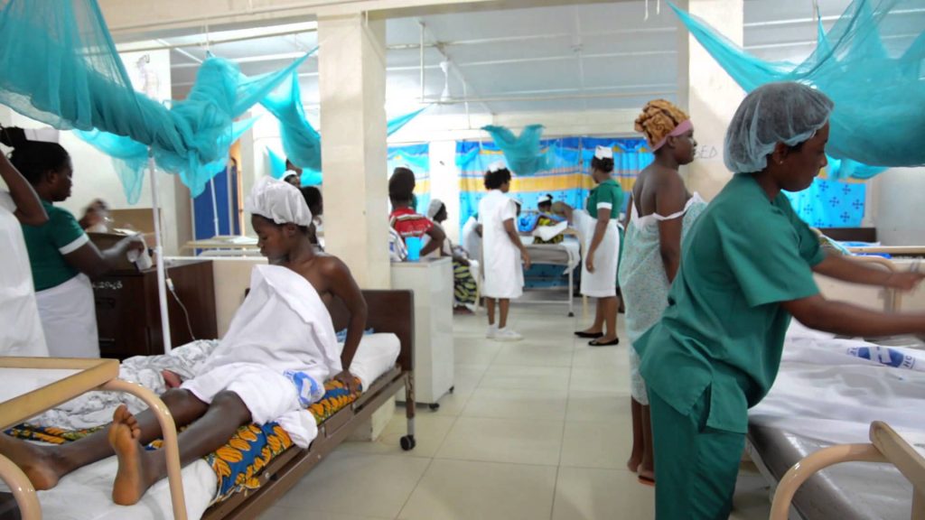 Ghana, hospital, nurses