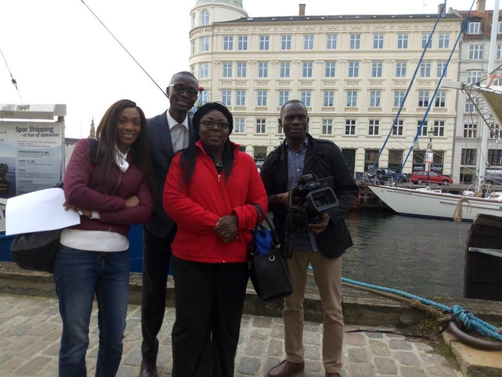 From Right is Jubal, Kate, Portia, and Bernard Avle.