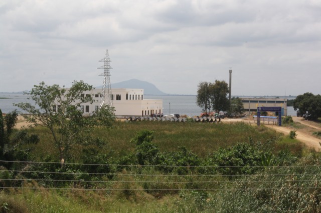 Aerial view of the Water Treatment Facility (Credit: Ministry of Works and Housing)