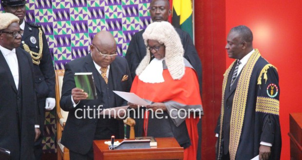 Prof. Oquaye to be sworn in as acting President today